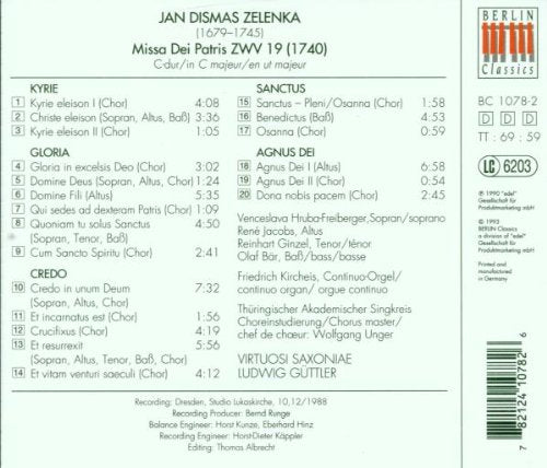 Missa Dei Patris Zwv 19, Audio-CD