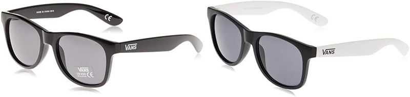 Vans Sonnenbrille Schwarz Head + Sonnenbrille Schwarz (Black-white Y28) Einheitsgrösse