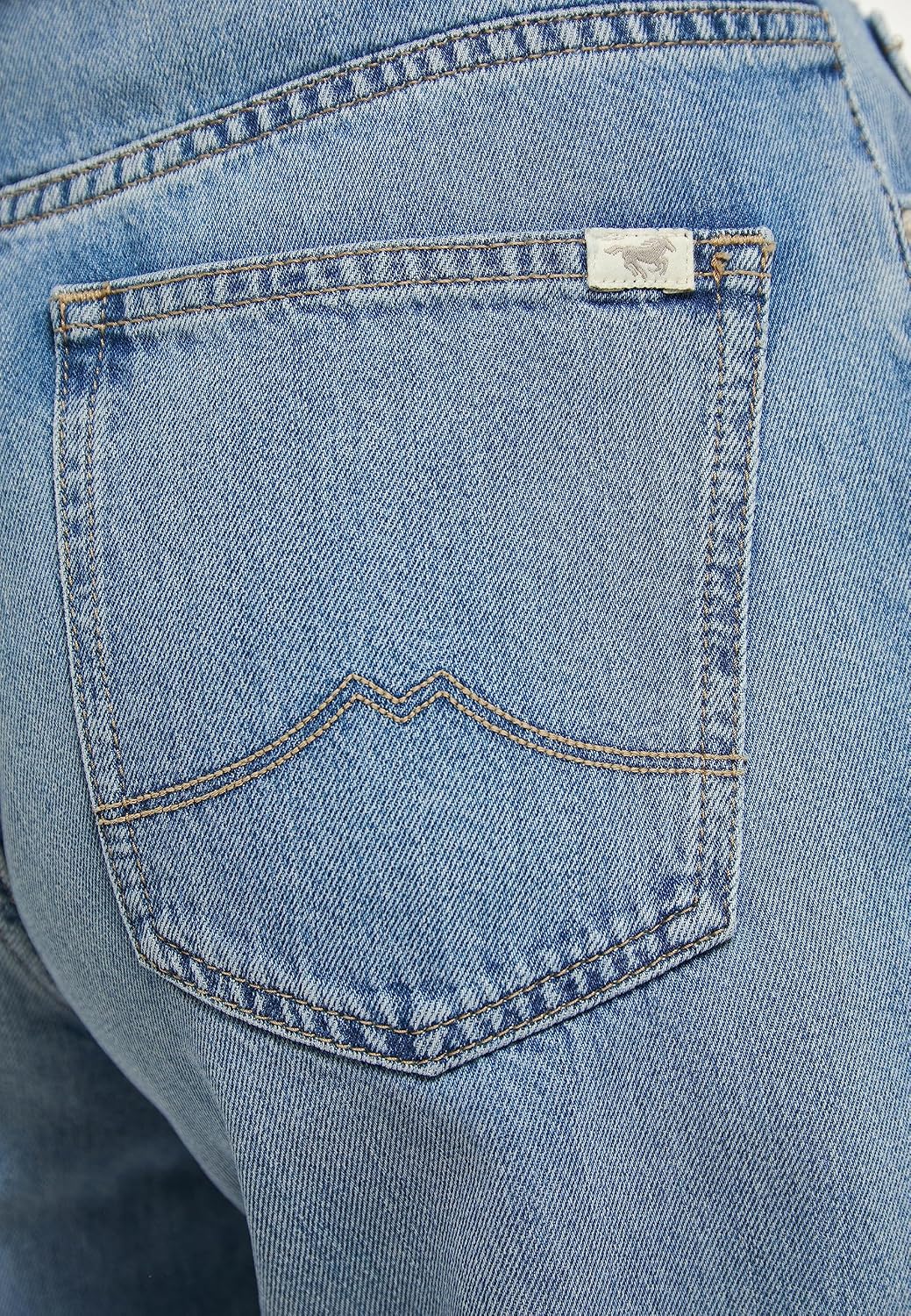 MUSTANG Damen Jeans Hose Style Brooks Relaxed Slim 30W / 30L Mittelblau 412, 30W / 30L Mittelblau 41