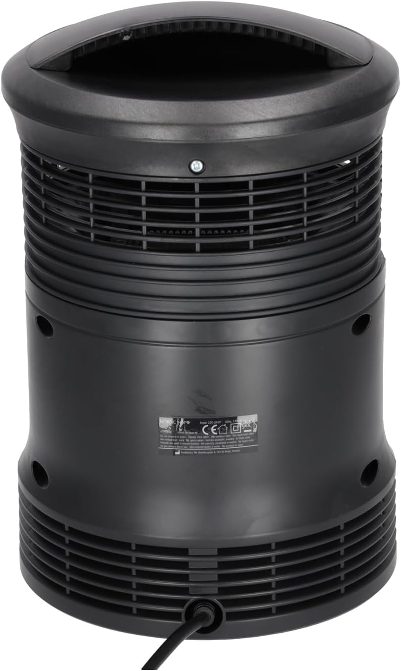 NORDIC HOME CULTURE 360° Heizlüfter 2000Watt, Temperaturbereich einstellbar, Heizgerät, Elektro-Heiz