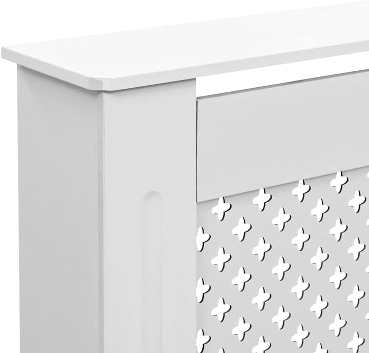 puraday Wohnzimmer Heizkörperabdeckung 112×19×81,5 cm MDF Heizkörper Verkleidung Abdeckung Heizkörpe