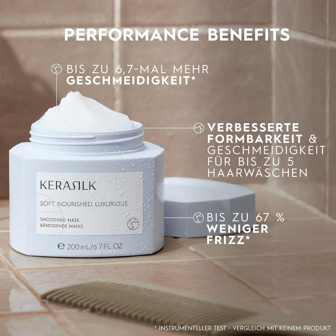 Kerasilk Specialist, Bändigende Haarmaske für widerspenstiges und krauses Haar, 200ml 200 ml (1er Pa