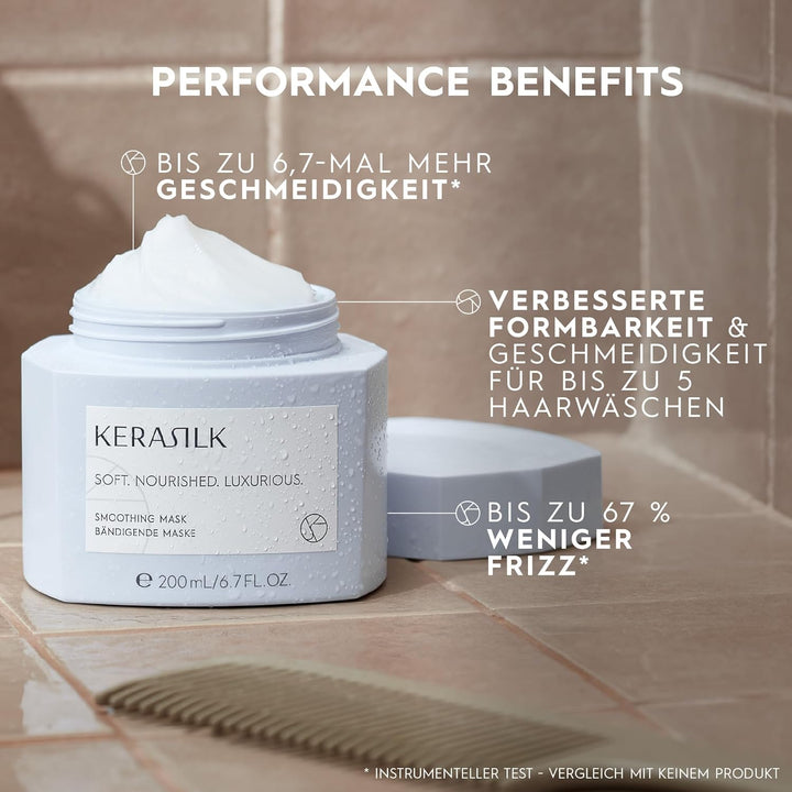Kerasilk Specialist, Bändigende Haarmaske für widerspenstiges und krauses Haar, 200ml 200 ml (1er Pa