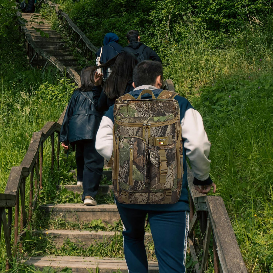 TUGUAN Kühlrucksack 30L Gross Kühltasche Picknickrucksack Isolierte Thermo Rucksack für Camping, Wan