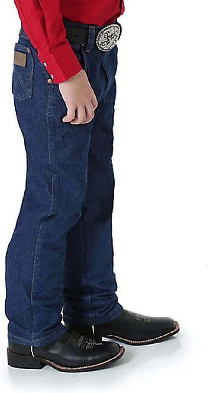 Wrangler Boys' Big 13mwz Cowboy Cut Original Fit Jean 2 Jahre Prewashed Indigo, 2 Jahre Prewashed In