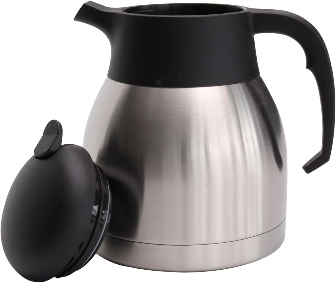 APS 10910 Isolierkanne „Classic“, 1 Liter, Kaffeekanne mit Drehverschluss, Ø 14 cm, H: 19 cm, doppel