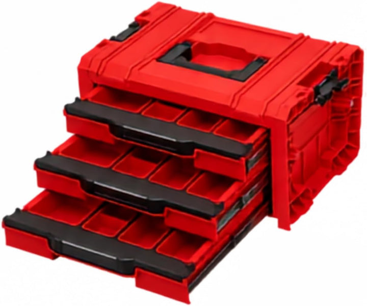 Qbrick System PRO Drawer Workshop Set 6 2.0 Red Ultra HD Mobile Werkstatt Rot