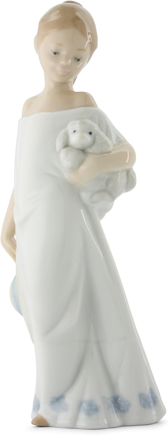 NAO Porcelain by Lladro Together IN The Countryside (Girl Holding Puppy Dog) 2001433