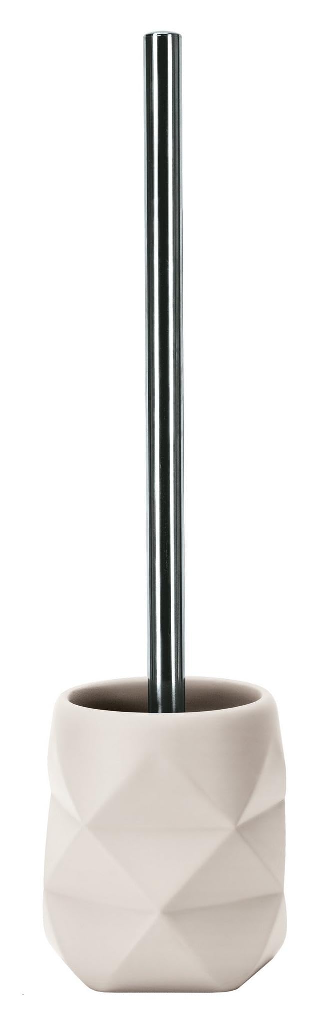 Kleine Wolke WC-Bürstenhalter Crackle, Accessoires, Farbe Bast, Material: Polyresin, Länge 10,6 x Br