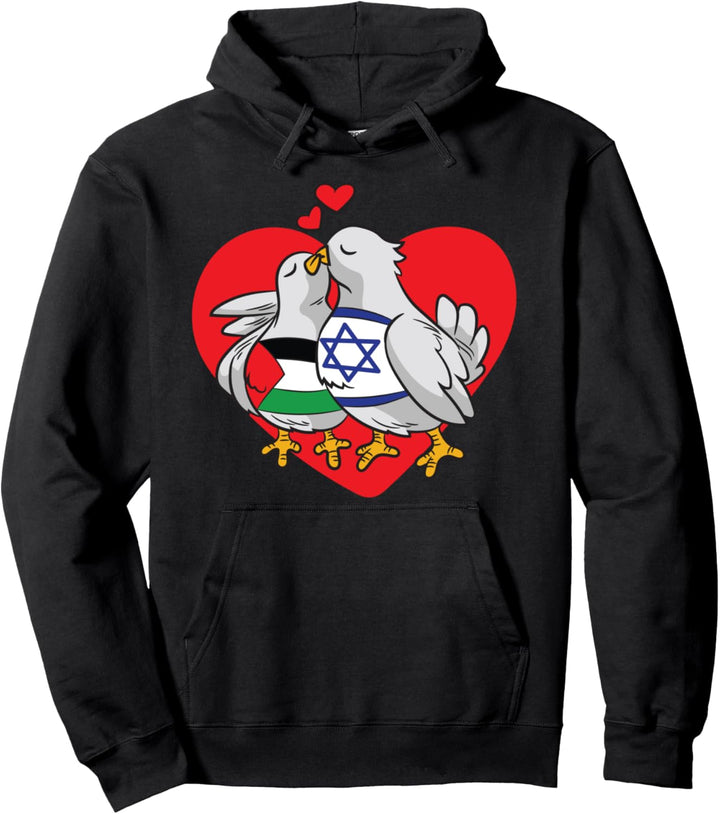 Israel Palästina Frieden Freundschaft Friedenstaube Pullover Hoodie