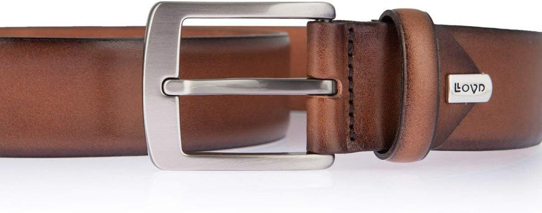 LLOYD Men's Belts Gürtel Herrengürtel Ledergürtel Cognac 6835 100 Naturtöne, 100 Naturtöne