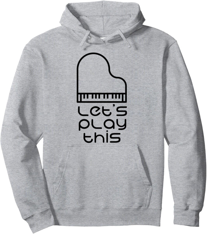 Klavierspieler, lustig, spielen Sie dieses Klavier Pullover Hoodie