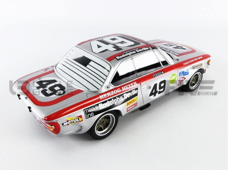 Minichamps 155722749 1:18 BMW 2800 CS-Team Schnitzer-Motul-Herzog/Heyer-24H Spa-Francorchamps 1972 S