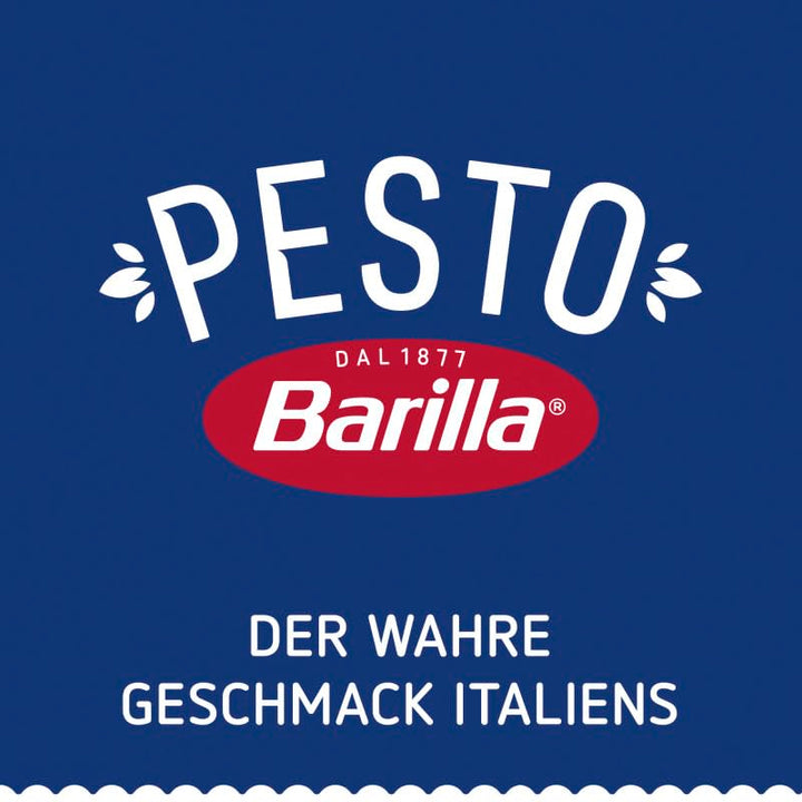 Barilla Pesto Basilico e Limone 12x190g | Glutenfreie Italienische Pasta-Sauce mit einer Note von Li