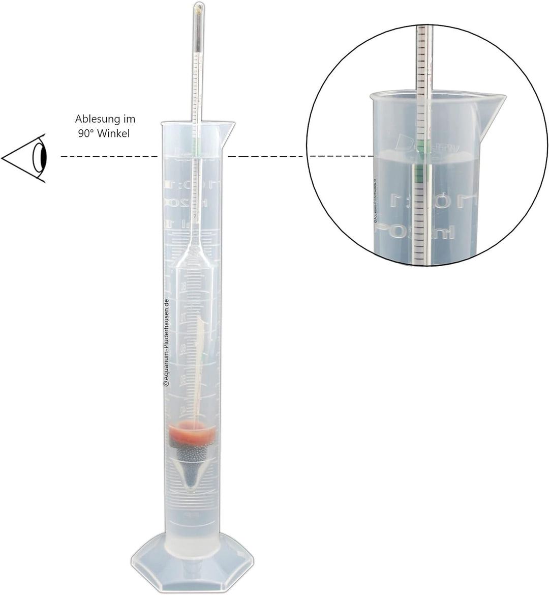 Aräometer,Dichtemesser,Salzgehaltmesser,Aquarium Hydrometer,Salzdichte,Salimeter