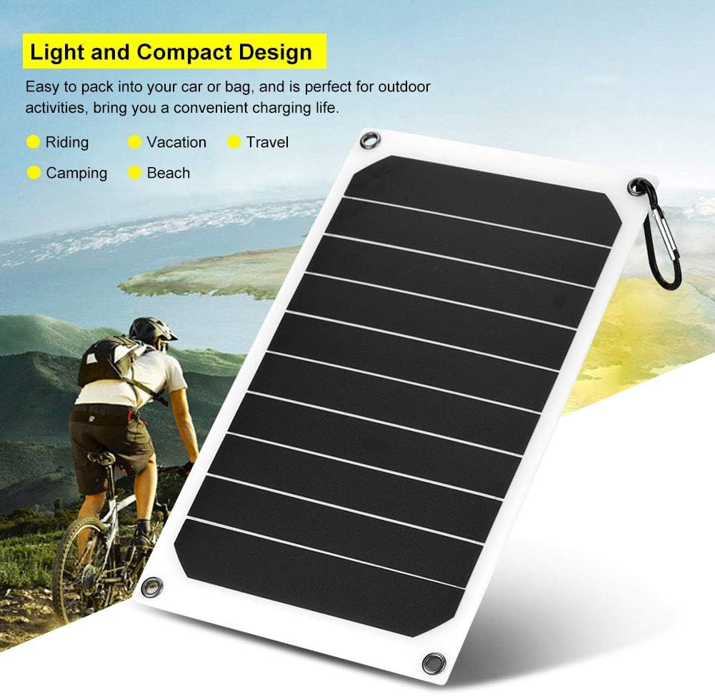 Mobil Solar Ladegerät 10W IP64 Wasserdichtes SolarPanel mit USB Anschluss klein Solarpanel für Handy