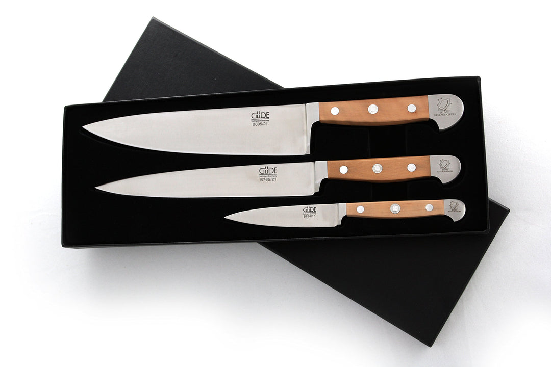 Güde 3-b000 – Set 3-teilig geschmiedet Alpha Birne Edition Jeunes Restaurateurs