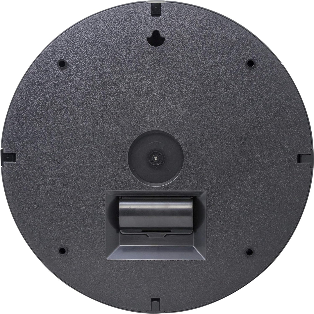 NeXtime Designer Wanduhr Walking Horse, mit optischer Illusion - Pferd läuft, 3218 Schwarz 30 x 7 x