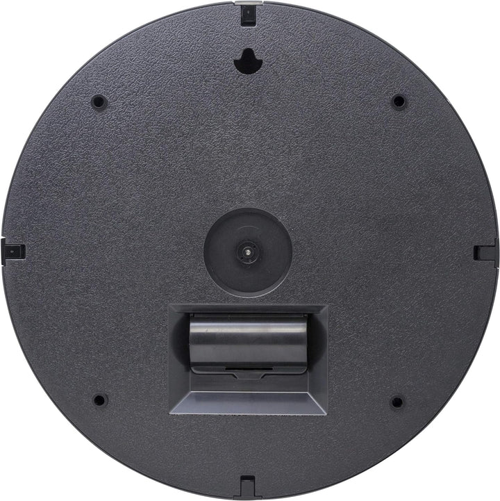 NeXtime Designer Wanduhr Walking Horse, mit optischer Illusion - Pferd läuft, 3218 Schwarz 30 x 7 x