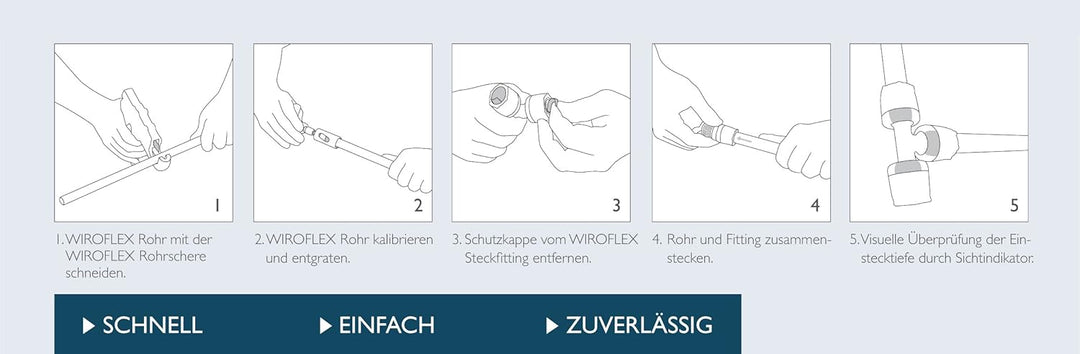 WIROSTECK | Winkel | 5er-Pack | Stecksystem | Fitting | 16 x 16 mm 16 X 16 Mm | Winkel | 5er-pack, 1
