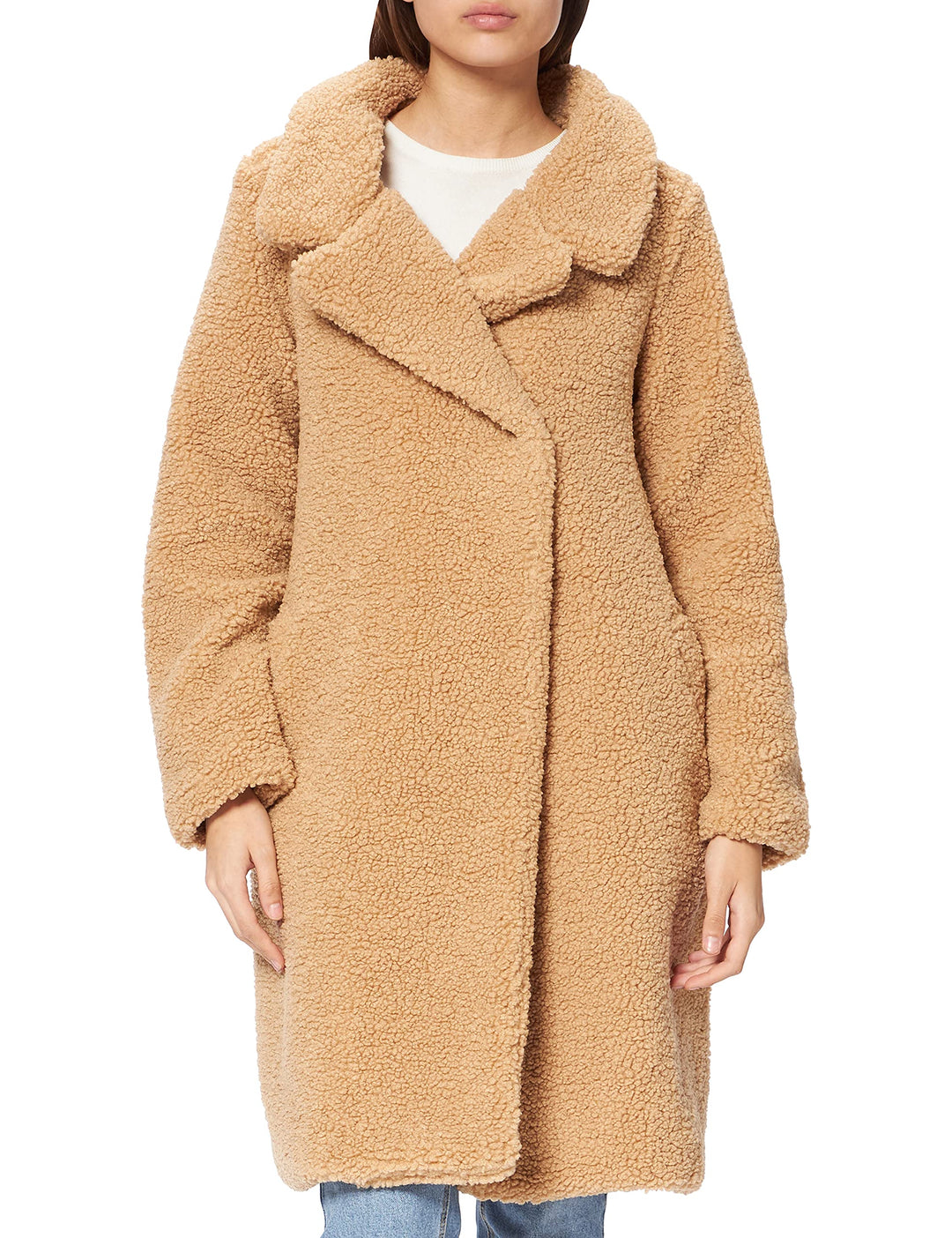 Supermom Damen Coat Furry Jacke 38 Ginger Root - P815, 38 Ginger Root - P815