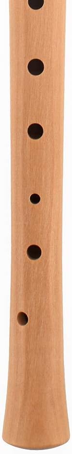Voggy´s Holzblockflöten-Set Blockflöte Wischer Stofftasche Set für Anfänger und Fortgeschrittene (C-