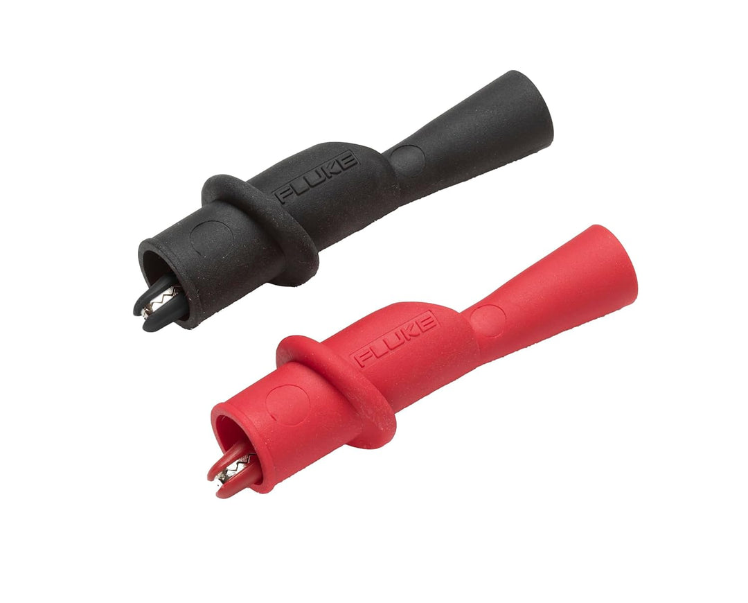 Fluke AC175 Sicherheits-Abgreifklemmen-Set Buchse 2 mm CAT IV 600 V, CAT III 1000 V Rot, Schwarz