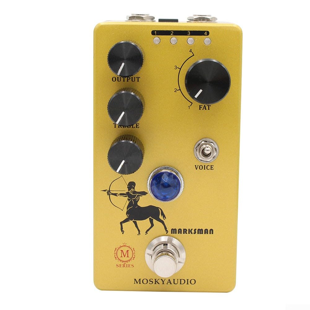 Overdrive Gitarrenpedal, Mosky Marksman Boost Overdrive The E-Gitarre Effektpedal