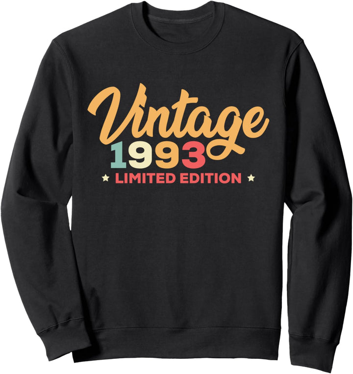 30. Geburtstag Design – 1993 Vintage Limited Edition Sweatshirt