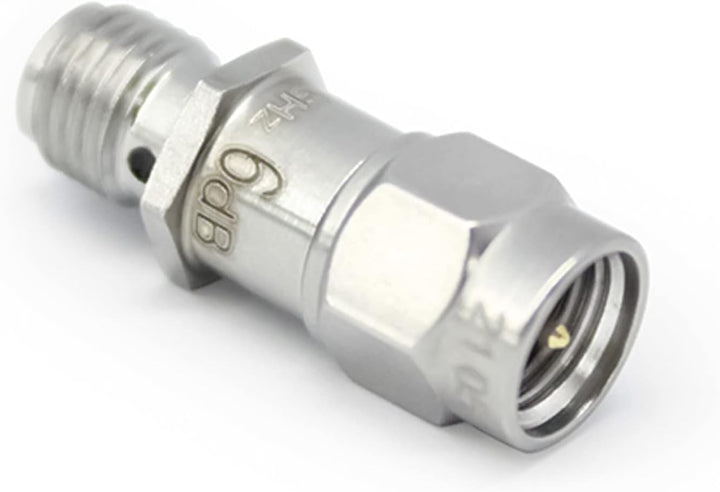 TOJOIN 2PCS RF Koaxial-Dämpfungsgerät, 12.4GHz 6dB 2W 50Ohm SMA Stecker auf SMA Buchse RF Coaxial At