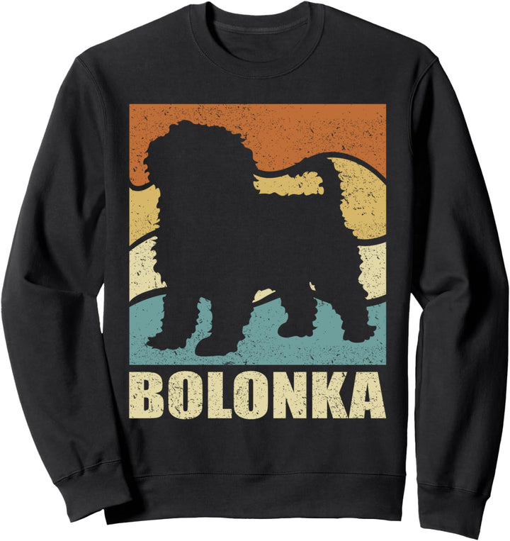 Bolonka Zwetna - Hunde Design Retro Style Sweatshirt