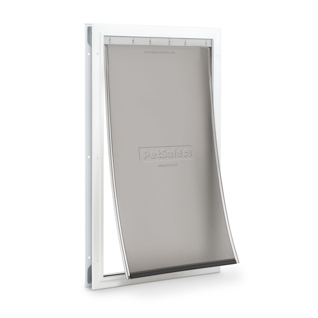 PetSafe Staywell Aluminium Hundeklappe, Langlebiger Aluminium-Rahmen, Magnetverschluss, Für Hunde bi