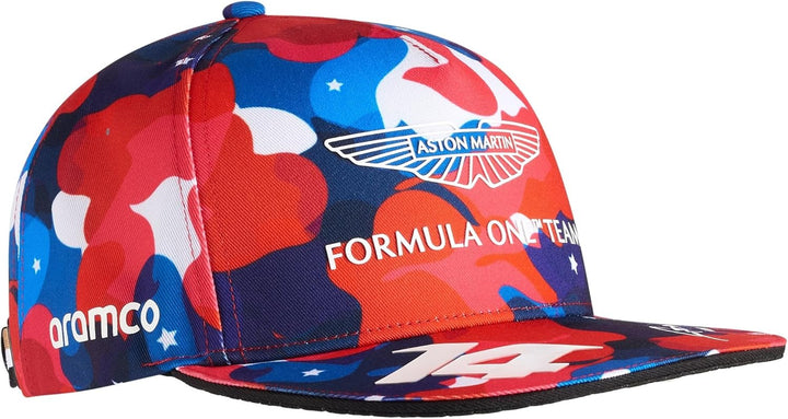 Aston Martin Formel 1 Team 2023 - Team Fernando Alonso USA GP Special Edition Baseball Cap Offiziell