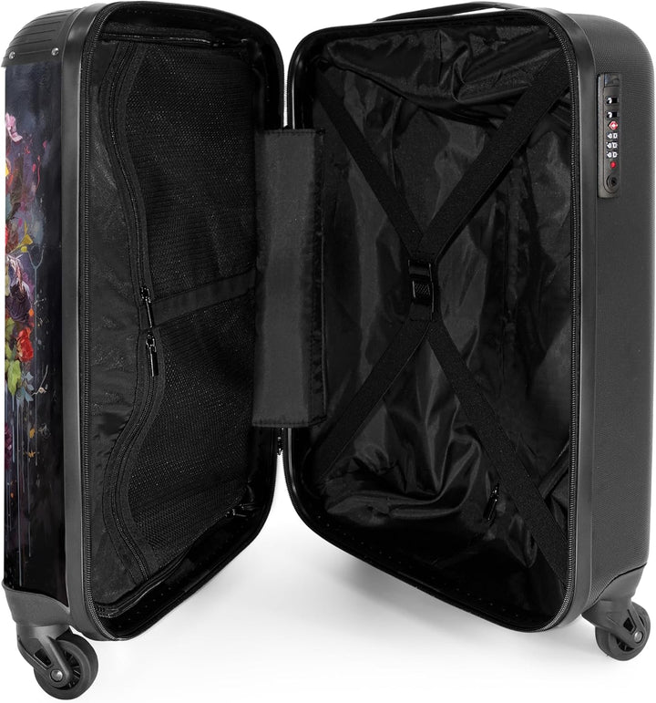 NoBoringSuitcases.com® Handgepäck, Hartschalenkoffer mit TSA Schloss, Trolley, Reisekoffer, Carry on