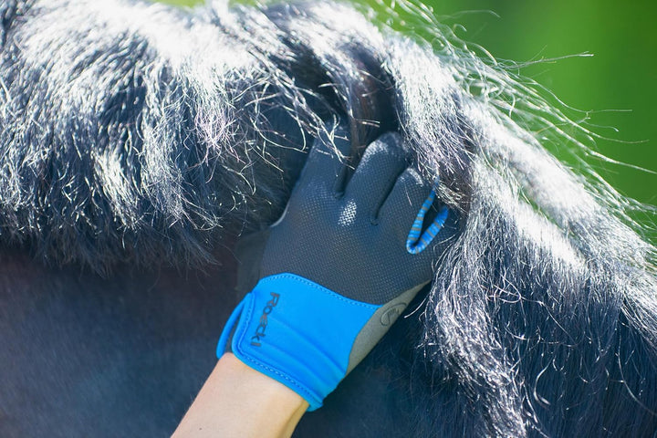 Roeckl Sports Reithandschuh Lynn, Ladies Sommer Handschuh, 2 Farben, Grösse 6-8.5 6 Anthrazit, 6 Ant