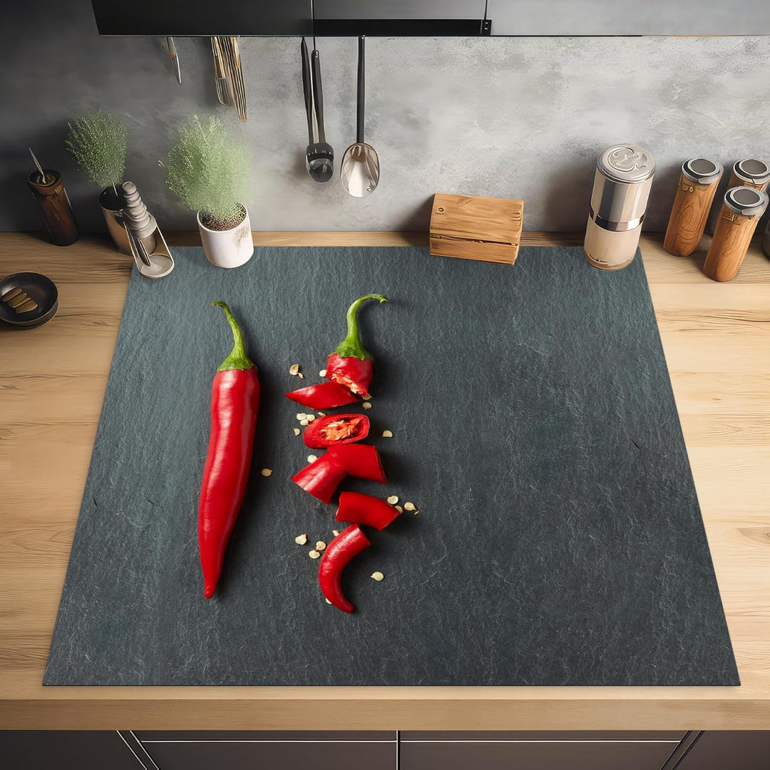 KitchenYeah© Herdabdeckplatte Einteilig Induktionsmatte Küche Abdeckung Ceranfeld Herd Abdeckplatte