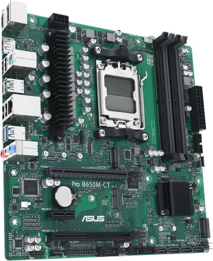 ASUS Pro B650M-CT-CSM Business Mainboard Sockel AMD AM5 (Ryzen 7000, micro-ATX, DDR5 Speicher, PCIe