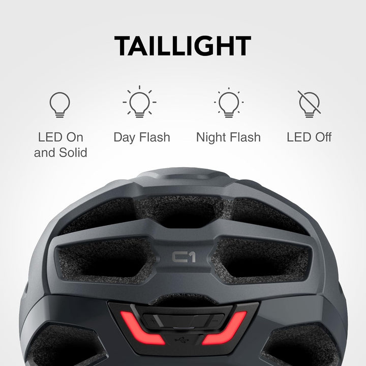 Sena C1 Smart Helm mit Bluetooth Gegensprechanlage und Smartphone-Konnektivität für Musik, GPS und T