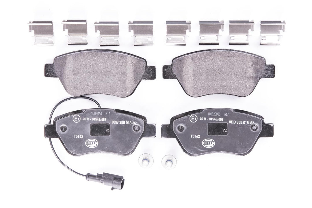 HELLA PAGID 8DB 355 018-821 Bremsbelagsatz - T5162 - Dicke/Stärke: 17.8mm - Bremssystem: Bosch - mit