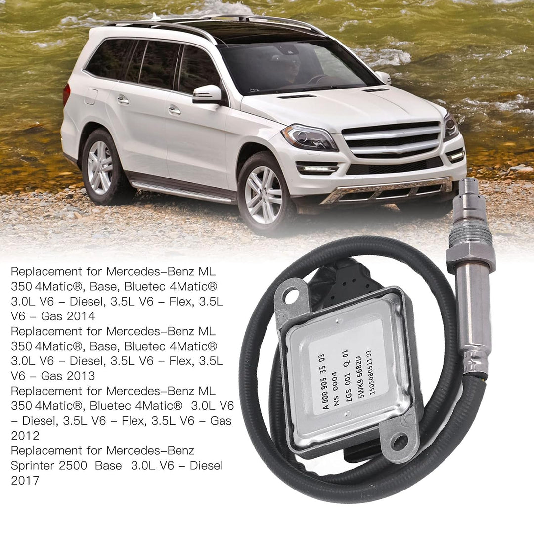 Nox-Sensorsonde, A0009053503 Nox-Sensor Stickoxidsensor Ersatz für Mercedes‑Benz GL320 GL350 ML350 R