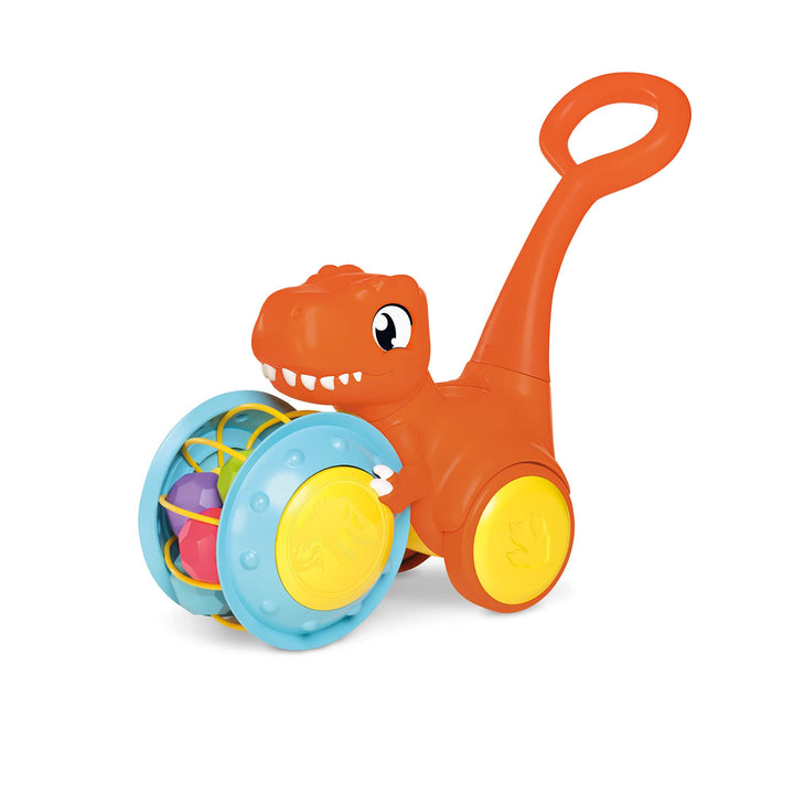 Toomies E73254 Tomy Pic &amp; Push T. Rex, Children, Jurassic World, Educational Push &amp; Go Vehicle, Colo