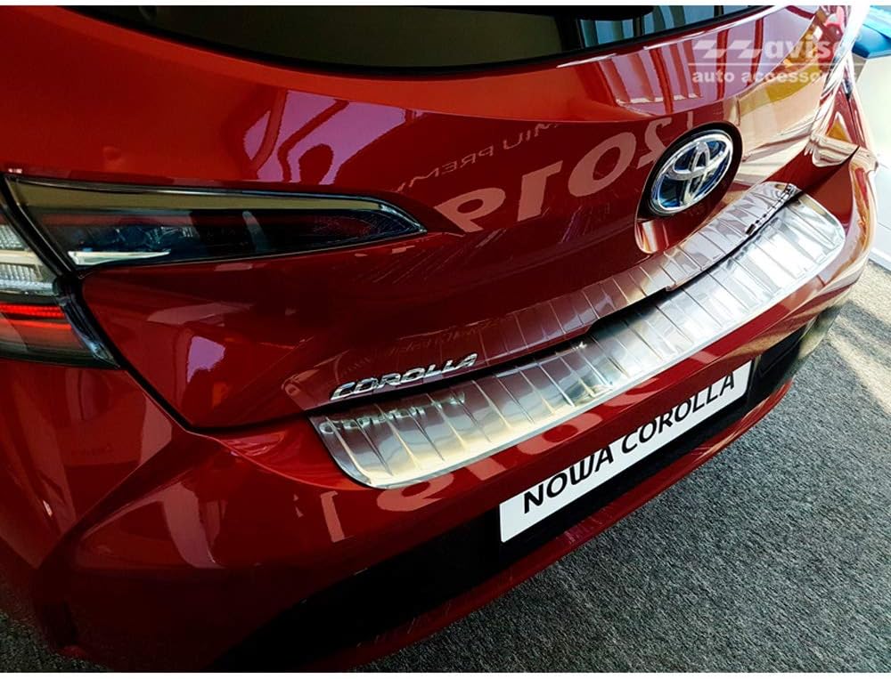 Avisa Edelstahl Heckstossstangenschutz kompatibel mit Toyota Corolla XII HB 2019- (inkl. GR-Sport) '