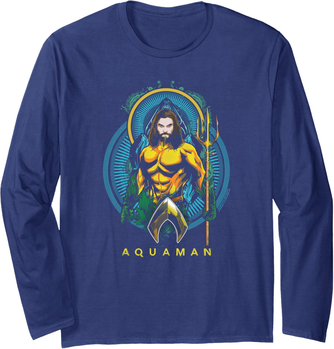 Aquaman Movie Aqua Nouveau Langarmshirt