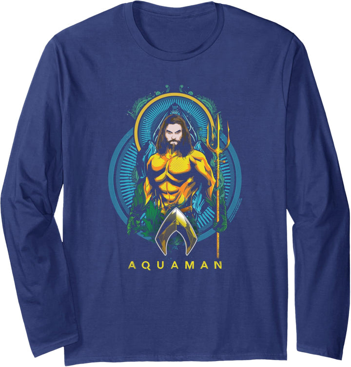 Aquaman Movie Aqua Nouveau Langarmshirt