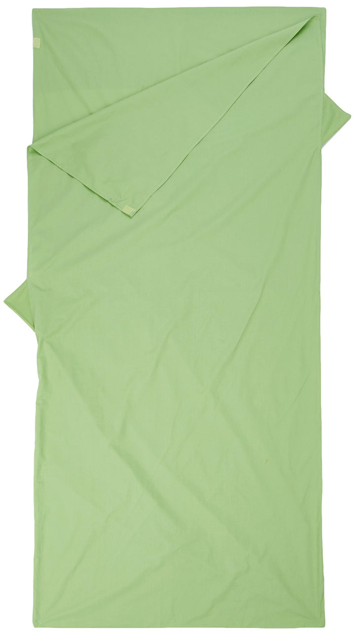 Cocoon Bio Baumwollschlafsack Travel Sheet - Organic Cotton forest shade green Rechteck, forest shad