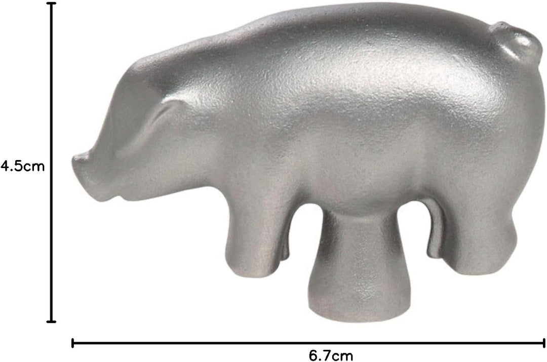 STAUB Knauf Schwein, Edelstahl, für Cocottes/Bräter mit Durchmesser 18-41 cm, Silber, Schwein