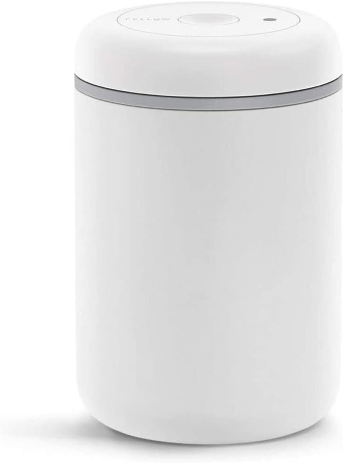 Fellow Atmos Vakuumbehälter für Kaffee und Lebensmittel 1.2 Liter matt weiss, Large (1.2 L) Medium (