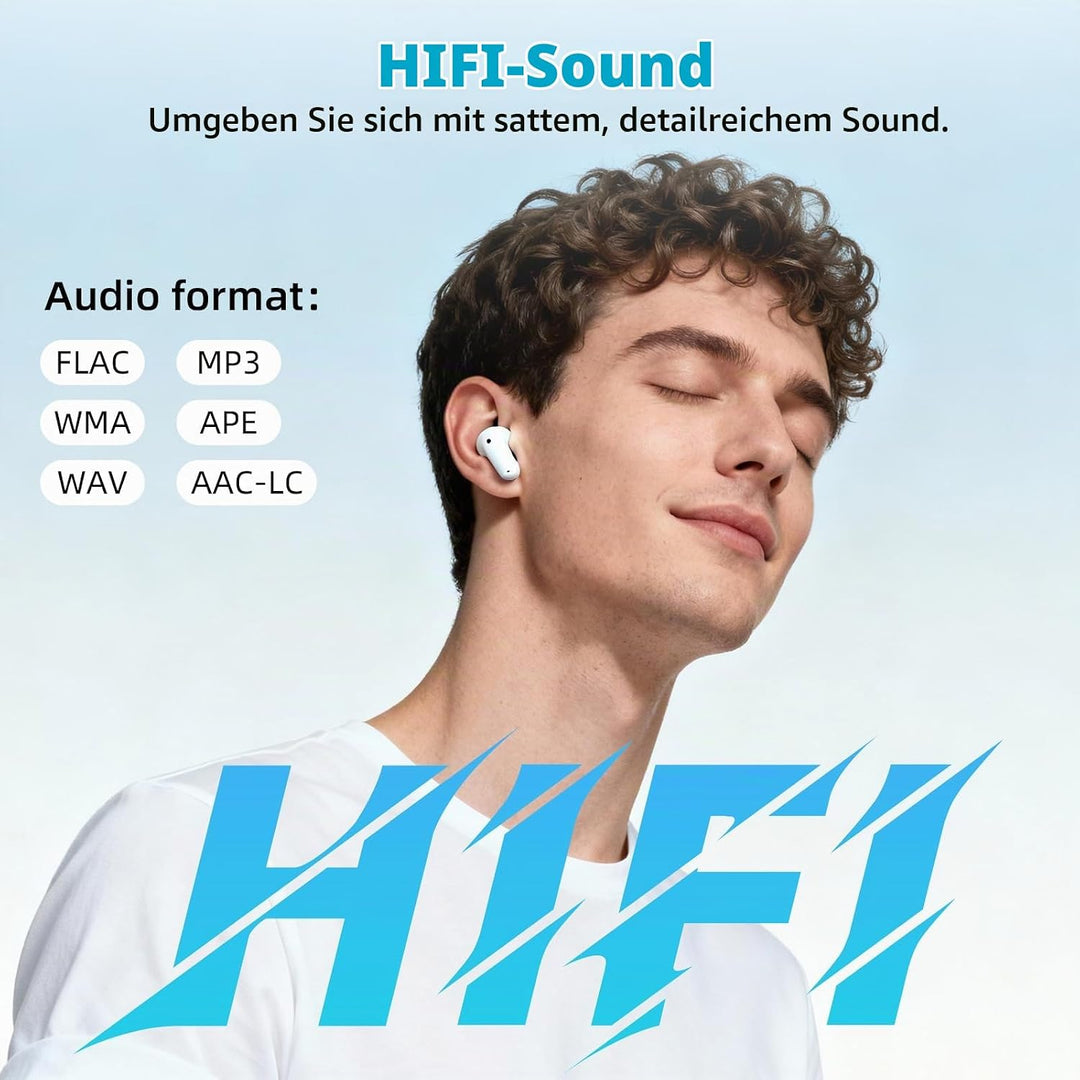 32GB MP3 Player mit Bluetooth 5.3-1.8" TFT-Farbbildschirm MP3-Player mit Kopfhörer Lautsprecher FM-R