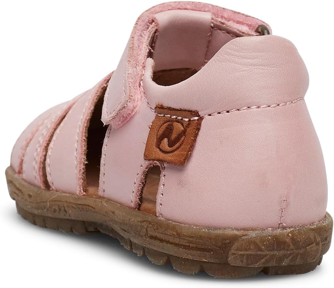 Naturino SEE-Halboffener Lederschuh-Taupe 34 EU Hellrosa, 34 EU Hellrosa