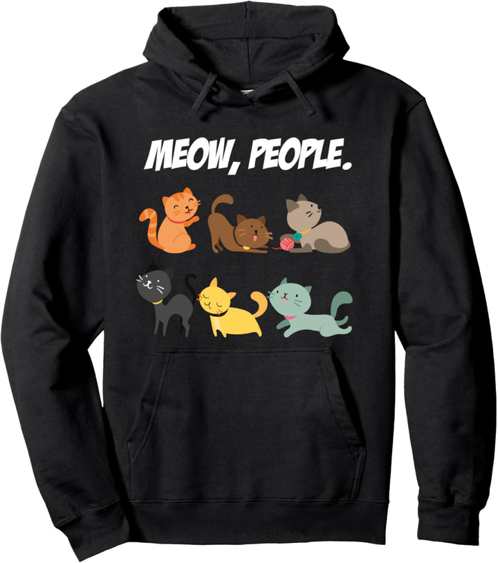 Miau, Menschen. Pullover Hoodie
